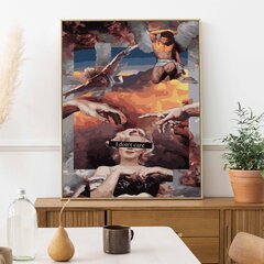 Glezna pēc cipariem Oh Art, Jauns Mikelandželo, 40x50 cm cena un informācija | Gleznas pēc numuriem | 220.lv