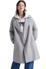 Mētelis sievietēm Superdry W5000034A 41Q, pelēks cena un informācija | Sieviešu mēteļi | 220.lv