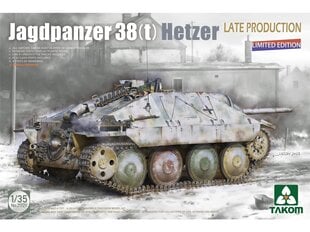 Līmējamais modelis Takom - Jagdpanzer 38(t) Hetzer Late Production Limited Edition, 1/35, 2172X cena un informācija | Līmējamie modeļi | 220.lv