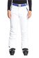 Slēpošanas bikses sievietēm Roxy ERJTP03109 WBB0, baltas cena un informācija | Slēpošanas apģērbs | 220.lv