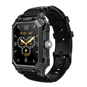 BlitzWolf BW-GTS3 Black цена и информация | Viedpulksteņi (smartwatch) | 220.lv