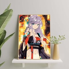 Glezna pēc cipariem Oh Art, Anime , 40x50 cm цена и информация | Живопись по номерам | 220.lv