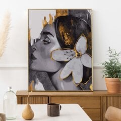 Glezna pēc numuriem Meitene ar liliju, Oh Art!, 40x50 cm цена и информация | Живопись по номерам | 220.lv