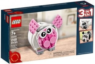 Konstruktora krājkase Lego Creator Mini Piggy Bank, 248 d. 40251 cena un informācija | Konstruktori | 220.lv