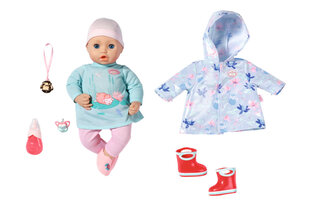 Lelle ar lietus drēbēm Baby Annabell, 43 cm cena un informācija | ZAPF Baby Annabell Rotaļlietas, bērnu preces | 220.lv