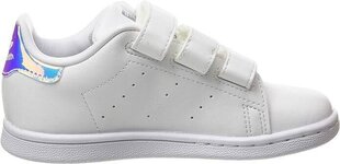 Sporta apavi meitenēm Adidas FX7537, balti цена и информация | Детская спортивная обувь | 220.lv