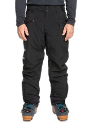 Slēpošanas bikses vīriešiem Quiksilver EQYTP03144 KVJ0, melnas cena un informācija | Vīriešu slēpošanas apģērbs | 220.lv