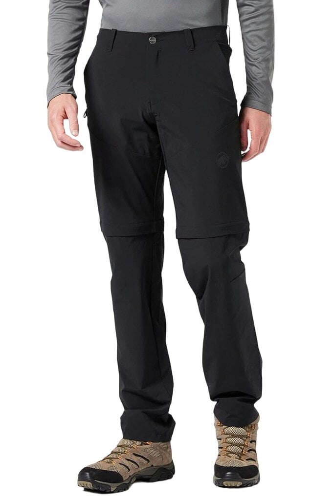 Slēpošanas bikses vīriešiem Mammut 1022-00501-0001-54-20, melnas cena un informācija | Vīriešu slēpošanas apģērbs | 220.lv
