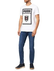 Puma T-krekls vīriešiem 757343 02, balts цена и информация | Мужские футболки | 220.lv