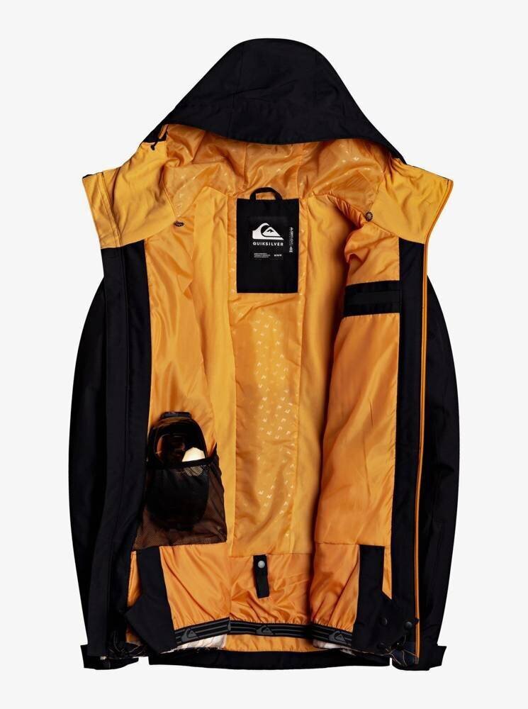 Slēpošanas jaka vīriešiem Quiksilver Eqytj03262, melna cena un informācija | Vīriešu slēpošanas apģērbs | 220.lv