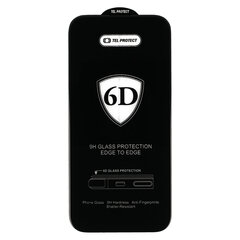 Закаленное стекло 6D с полным клеем для REALME 11, черное цена и информация | Защитные пленки для телефонов | 220.lv