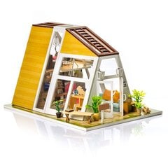 Saliekamās koka LED mājas Little Story Pētera sapņu māja цена и информация | Конструкторы и кубики | 220.lv