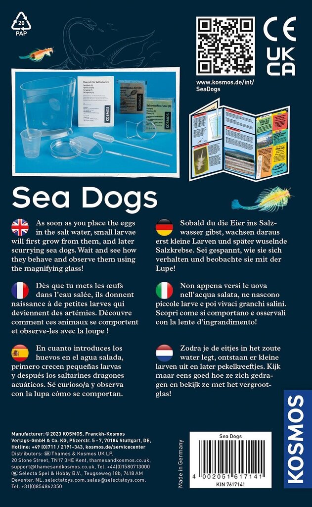 Radošais komplekts Sea Dogs 8 g.+ цена и информация | Attīstošās rotaļlietas | 220.lv