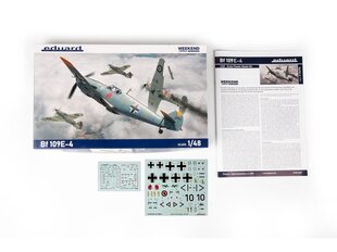 Līmējamais modelis Eduard - Messerschmitt Bf 109E-4 Weekend Edition, 1/48, 84196 cena un informācija | Konstruktori | 220.lv