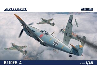 Līmējamais modelis Eduard - Messerschmitt Bf 109E-4 Weekend Edition, 1/48, 84196 cena un informācija | Konstruktori | 220.lv