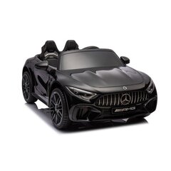 Divvietīgs bērnu elektroauto Lean Cars Mercedes AMG SL63, melns cena un informācija | Bērnu elektroauto | 220.lv