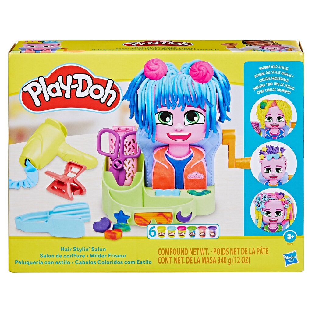 Plastilīna komplekts skaistumkopšanas salons Play-Doh цена и информация | Attīstošās rotaļlietas | 220.lv