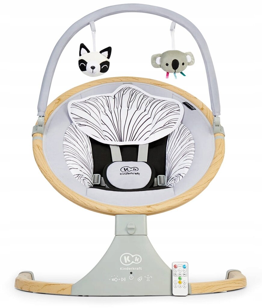 Šūpoles - krēsliņš mazulim KinderKraft Lumi цена и информация | Bērnu šūpuļkrēsliņi | 220.lv