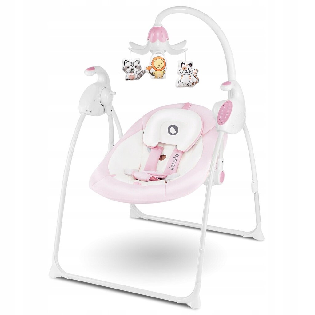 Šūpoles - krēsliņš mazulim Lionel Robin, rozā cena un informācija | Bērnu šūpuļkrēsliņi | 220.lv