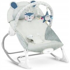 Šūpoles - krēsliņš mazulim Ricokids 7308, pelēks cena un informācija | Bērnu šūpuļkrēsliņi | 220.lv