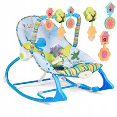 Šūpoles - krēsliņš mazulim Ricokids 7302, zils cena un informācija | Bērnu šūpuļkrēsliņi | 220.lv