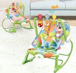 Šūpoles - sēdeklis mazulim, zaļš cena un informācija | Bērnu šūpuļkrēsliņi | 220.lv