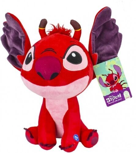 Mīkstā rotaļlieta Disney Lilo & Stitch Sambro, sarkana, 30cm cena un informācija | Mīkstās (plīša) rotaļlietas | 220.lv