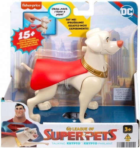 Interaktīva rotaļlieta Fisher-Price DC League Of Super Pets Krypto cena un informācija | Rotaļlietas zēniem | 220.lv