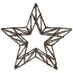 Звезда с подсветкой, золотая, 30 светодиодов, 30 см цена и информация | Рождественские украшения | 220.lv