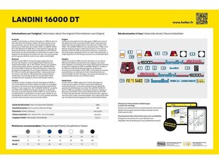 Heller - Landini 16000 DT, 1/24, 81403 цена и информация | Склеиваемые модели | 220.lv