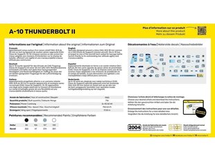 Heller - Fairchild-Republic A-10 Thunderbolt II подарочный набор, 1/144, 56912 цена и информация | Склеиваемые модели | 220.lv