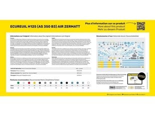 Dāvanu komplekts Heller - Aérospatiale AS.350 B3 Ecureuil, 1/48, 56490 cena un informācija | Līmējamie modeļi | 220.lv