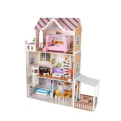Koka leļļu namiņš Lean Toys Villa Marysia 16981 cena un informācija | Rotaļlietas meitenēm | 220.lv