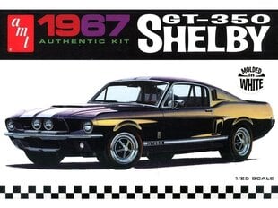 Сборная пластиковая модель. AMT - 1967 Ford Mustang Shelby GT-350, 1/25, 00800 цена и информация | Конструкторы и кубики | 220.lv