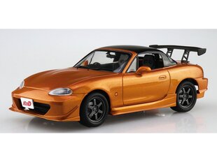 Līmējamais modelis Aoshima - Initial D Mazda MX-5 NB8C Roadster Omiya Satoshi Ver., 1/24, 06418 cena un informācija | Līmējamie modeļi | 220.lv