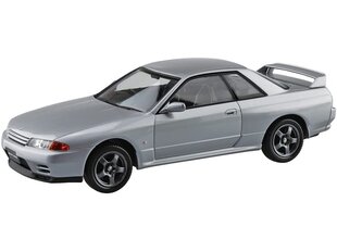 Сборная пластиковая модель. Aoshima - The Snap Kit Nissan R32 Skyline GT-R / Spark Silver, 1/32, 06356 цена и информация | Конструкторы и кубики | 220.lv