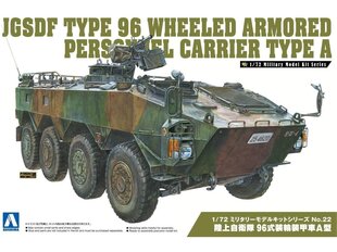 Сборная пластиковая модель. Aoshima - JGSDF Type 96 Wheeled APC Type A, 1/72, 05783 цена и информация | Склеиваемые модели | 220.lv