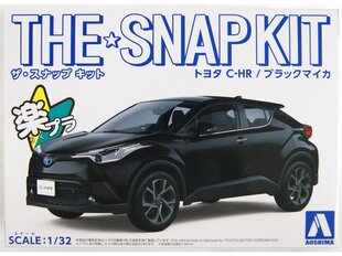 Līmējamais modelis Aoshima - The Snap Kit Toyota C-HR Black Mica, 1/32, 05635 cena un informācija | Līmējamie modeļi | 220.lv