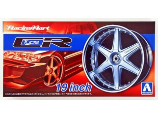 Aoshima - Комплект колес Racing Heart Type CR 19", 1/24, 05393 цена и информация | Kонструкторы | 220.lv