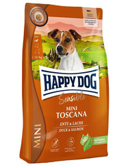 Happy DOg Sensible Mini Toscana корм для собак мелких пород с уткой и лососем, 10 кг цена и информация | Happy Dog Для собак | 220.lv