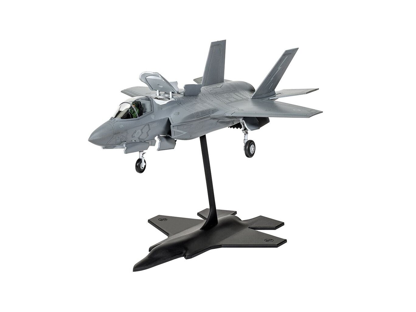 Dāvanu komplekts Airfix - Lockheed Martin F-35B Lightning II, 1/72, A55010 cena un informācija | Konstruktori | 220.lv