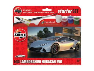 Подарочный набор Airfix - Lamborghini Huracan EVO, 1/43, A55007 цена и информация | Конструкторы и кубики | 220.lv