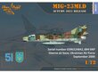 Līmējamais modelis Clear Prop! - MiG-23MLD The last Ukrainian Flogger-K / Expert Kit, 1/72, CP72042 cena un informācija | Konstruktori | 220.lv
