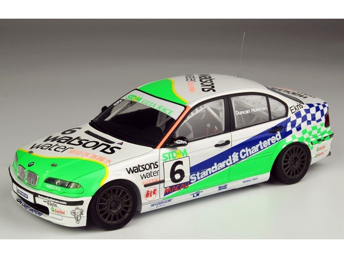 Līmējamais modelis NuNu - BMW 320i E46 2001 Macau Gear Race Winner, 1/24, 24041 cena un informācija | Konstruktori | 220.lv