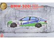 Līmējamais modelis NuNu - BMW 320i E46 2001 Macau Gear Race Winner, 1/24, 24041 cena un informācija | Konstruktori | 220.lv