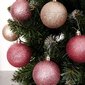 Ziemassvētku eglīšu rotājumi, 6 cm, 6 gab. цена и информация | Eglīšu rotājumi | 220.lv