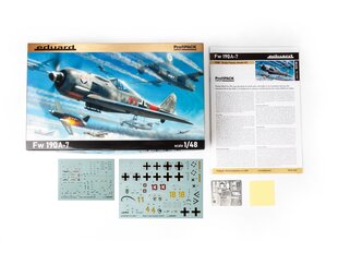 Konstruktors Eduard - Focke-Wulf Fw 190A-7 ProfiPACK Edition, 1/48, 82138 cena un informācija | Konstruktori | 220.lv