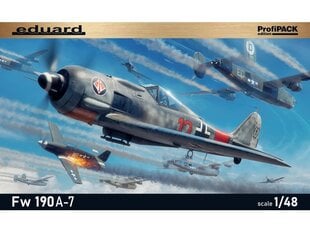 Konstruktors Eduard - Focke-Wulf Fw 190A-7 ProfiPACK Edition, 1/48, 82138 cena un informācija | Konstruktori | 220.lv