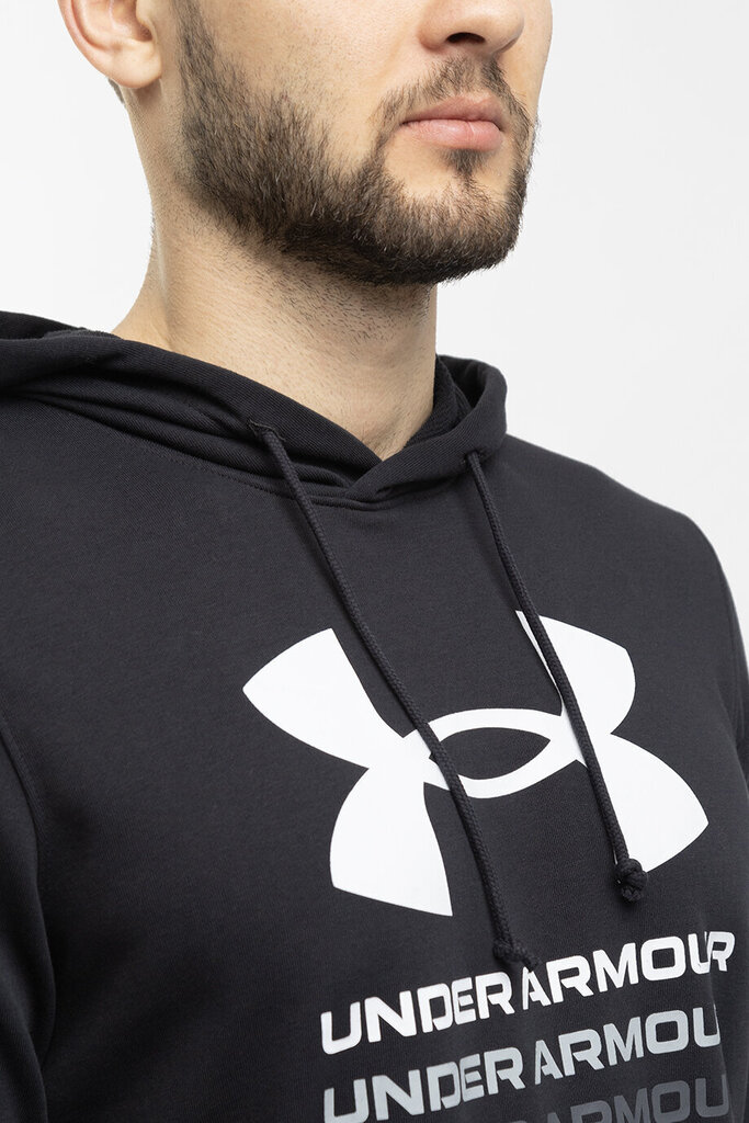 Džemperis vīriešiem UA Rival Terry Graphic Hoodie 1386047 001, zils цена и информация | Vīriešu jakas | 220.lv