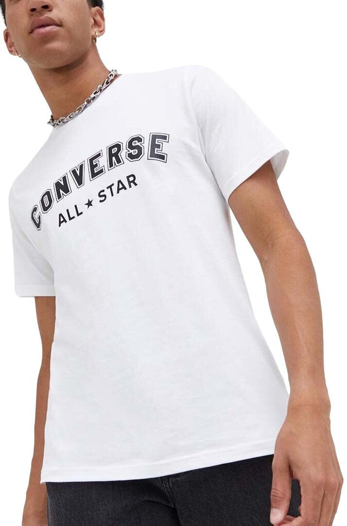 T-Krekls unisex Converse All Star Tee 10024566 A04, balts цена и информация | Vīriešu T-krekli | 220.lv